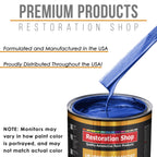 Cobalt Blue Firemist - Urethane Basecoat Auto Paint - Quart Paint Color Only - Professional High Gloss Automotive, Car, Truck Coating