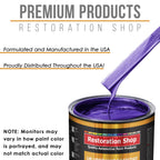 Firemist Purple - Urethane Basecoat with Clearcoat Auto Paint - Complete Medium Gallon Paint Kit - Professional Gloss Automotive Car Truck Coating