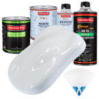 Winter White - LOW VOC Urethane Basecoat with Premium Clearcoat Auto Paint - Complete Medium Quart Paint Kit - Professional Gloss Automotive Coating