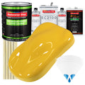 Boss Yellow - LOW VOC Urethane Basecoat with European Clearcoat Auto Paint - Complete Gallon Paint Color Kit - Automotive Coating