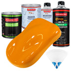 Speed Yellow - LOW VOC Urethane Basecoat with Premium Clearcoat Auto Paint - Complete Medium Quart Paint Kit - Professional Gloss Automotive Coating