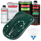 Woodland Green - LOW VOC Urethane Basecoat with European Clearcoat Auto Paint - Complete Quart Paint Color Kit - Automotive Coating