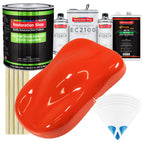 Hemi Orange - LOW VOC Urethane Basecoat with European Clearcoat Auto Paint - Complete Gallon Paint Color Kit - Automotive Coating