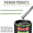 Black Metallic - LOW VOC Urethane Basecoat with Clearcoat Auto Paint - Complete Medium Gallon Paint Kit - Professional High Gloss Automotive Coating
