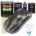 Chop Top Silver Metallic - LOW VOC Urethane Basecoat with Clearcoat Auto Paint - Complete Medium Gallon Paint Kit - Professional Automotive Coating