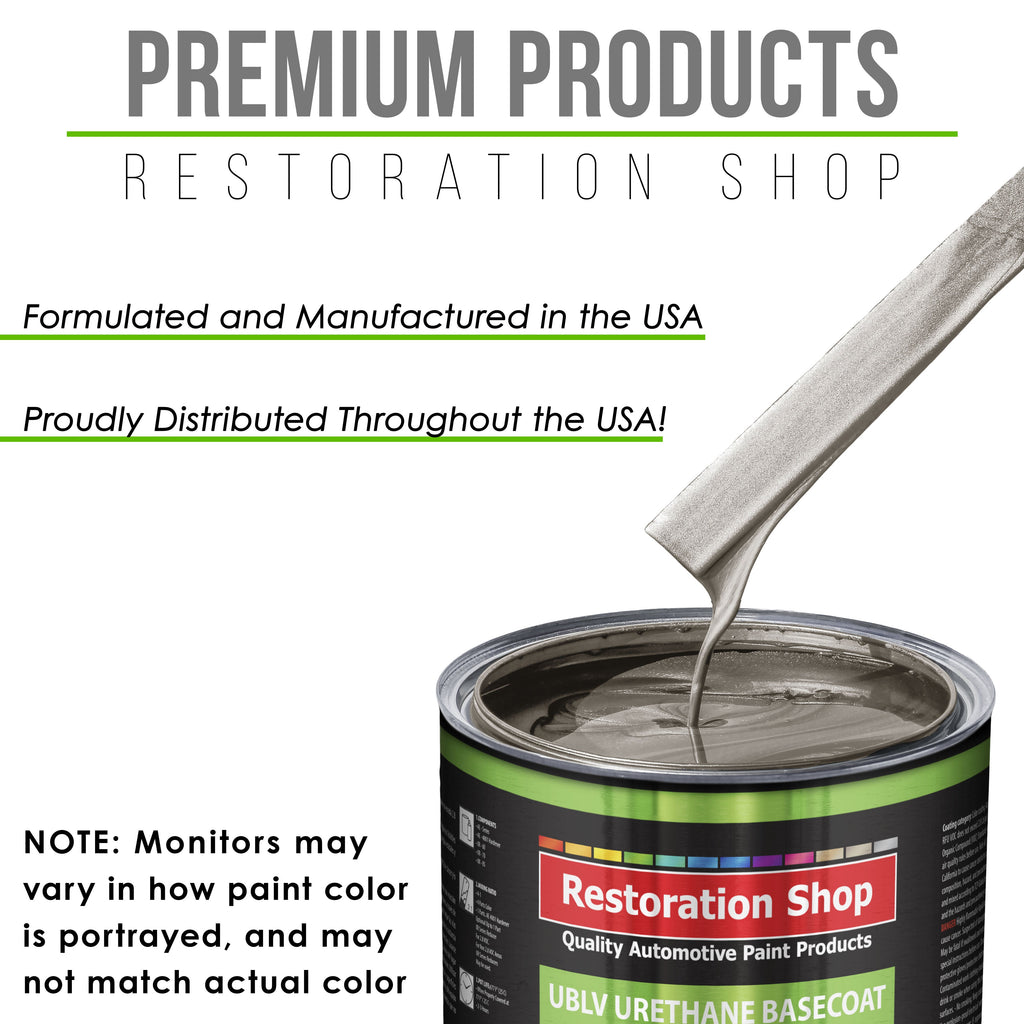 Arizona Bronze Metallic - LOW VOC Urethane Basecoat with Clearcoat Auto Paint (Complete Medium Gallon Paint Kit) Professional Gloss Automotive Coating