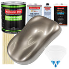 Arizona Bronze Metallic - LOW VOC Urethane Basecoat with Premium Clearcoat Auto Paint (Complete Slow Gallon Paint Kit) Professional Automotive Coating