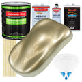 Champagne Gold Metallic - LOW VOC Urethane Basecoat with Premium Clearcoat Auto Paint (Complete Slow Gallon Paint Kit) Professional Automotive Coating
