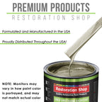 Champagne Gold Metallic - LOW VOC Urethane Basecoat with Clearcoat Auto Paint - Complete Slow Gallon Paint Kit - Professional Gloss Automotive Coating