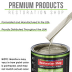 Gold Mist Metallic - LOW VOC Urethane Basecoat with Clearcoat Auto Paint (Complete Medium Quart Paint Kit) Professional High Gloss Automotive Coating