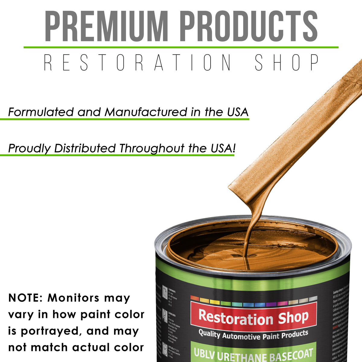 Atomic Orange Pearl - LOW VOC Urethane Basecoat with Premium Clearcoat Auto Paint - Complete Medium Quart Paint Kit - Professional Automotive Coating