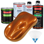 Atomic Orange Pearl - LOW VOC Urethane Basecoat with Premium Clearcoat Auto Paint - Complete Medium Quart Paint Kit - Professional Automotive Coating