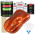 Inferno Orange Pearl Metallic - LOW VOC Urethane Basecoat with European Clearcoat Auto Paint - Complete Gallon Paint Color Kit - Automotive Coating