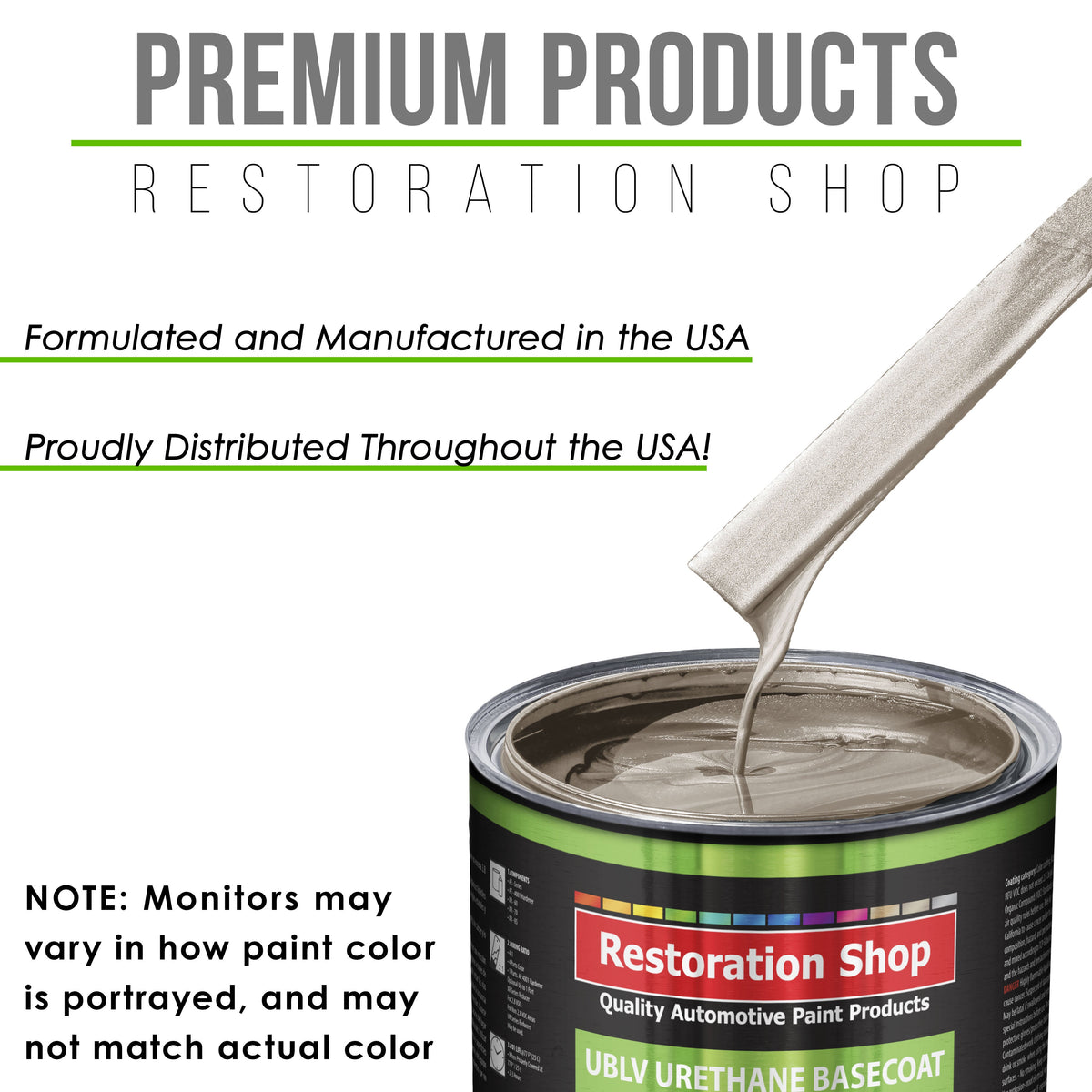 Mocha Frost Metallic - LOW VOC Urethane Basecoat with Clearcoat Auto Paint - Complete Medium Gallon Paint Kit - Professional Gloss Automotive Coating