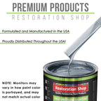 Glacier Blue Metallic - LOW VOC Urethane Basecoat with Clearcoat Auto Paint - Complete Slow Gallon Paint Kit - Professional Gloss Automotive Coating