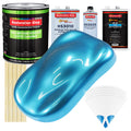 Electric Blue Metallic - LOW VOC Urethane Basecoat with Premium Clearcoat Auto Paint (Complete Slow Gallon Paint Kit) Professional Automotive Coating
