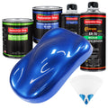Daytona Blue Pearl - LOW VOC Urethane Basecoat with Clearcoat Auto Paint (Complete Medium Quart Paint Kit) Professional High Gloss Automotive Coating
