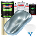 Ice Blue Metallic - LOW VOC Urethane Basecoat with European Clearcoat Auto Paint - Complete Gallon Paint Color Kit - Automotive Coating