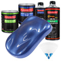 Cosmic Blue Metallic - LOW VOC Urethane Basecoat with Clearcoat Auto Paint - Complete Medium Quart Paint Kit - Professional Gloss Automotive Coating
