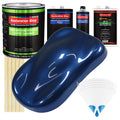Daytona Blue Metallic - LOW VOC Urethane Basecoat with Clearcoat Auto Paint - Complete Medium Gallon Paint Kit - Professional Gloss Automotive Coating