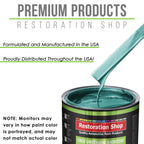 Gulfstream Aqua Metallic - LOW VOC Urethane Basecoat with Clearcoat Auto Paint - Complete Medium Gallon Paint Kit - Professional Automotive Coating