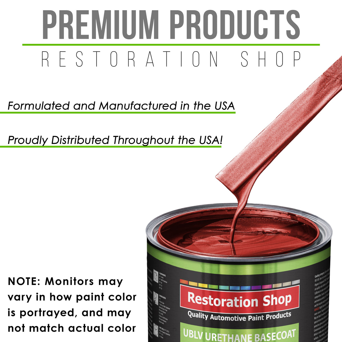 Firethorn Red Pearl - LOW VOC Urethane Basecoat with Clearcoat Auto Paint (Complete Slow Gallon Paint Kit) Professional High Gloss Automotive Coating