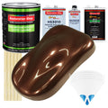Whole Earth Brown Firemist - LOW VOC Urethane Basecoat with Premium Clearcoat Auto Paint - Complete Medium Gallon Paint Kit - Pro Automotive Coating