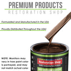 Whole Earth Brown Firemist - LOW VOC Urethane Basecoat with Clearcoat Auto Paint - Complete Slow Gallon Paint Kit - Professional Automotive Coating