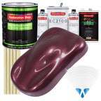 Milano Maroon Firemist - LOW VOC Urethane Basecoat with European Clearcoat Auto Paint - Complete Gallon Paint Color Kit - Automotive Coating