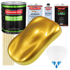 Saturn Gold Firemist - LOW VOC Urethane Basecoat with Premium Clearcoat Auto Paint (Complete Medium Gallon Paint Kit) Professional Automotive Coating