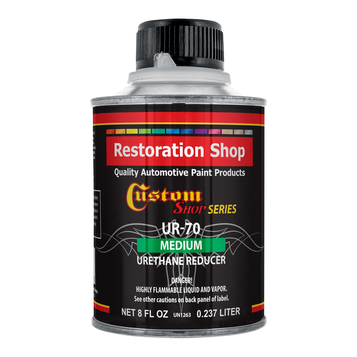 UR70 Medium Urethane Reducer (Half Pint/8 Ounce) for Automotive and Industrial Paint Use