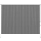 8'W x 6'H Roller Shades for Porch Balcony Gazebo, Dark Grey