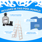 15' x 26' x 54" Braced Oval Resin Hybrid Pool RTR Blowout Bundle
