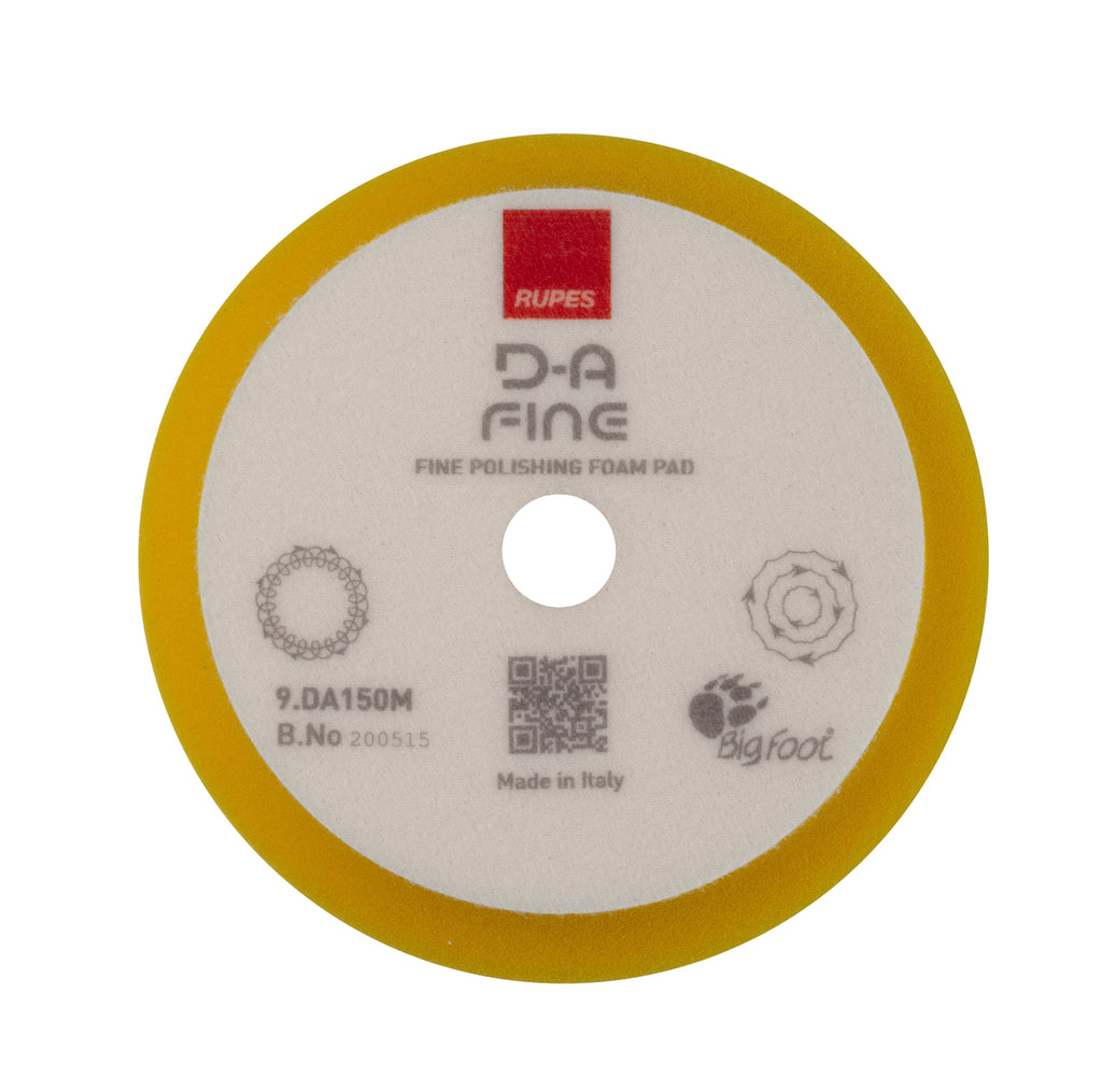 D-A Fine Foam Pad (Yellow) 5", 130/150mm