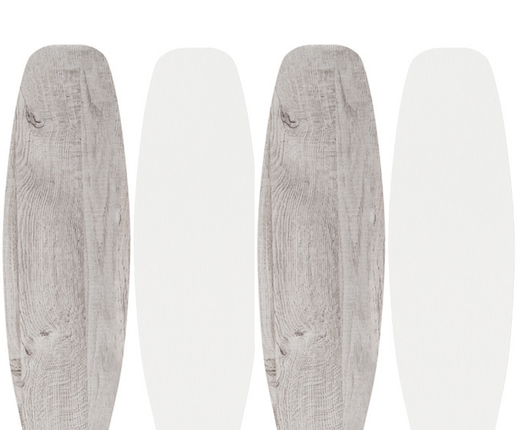 RUSHMOOR 44 INCH (3-Blade) Replacement Blades - White/Light Wood