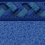 Raleigh Blue Beach Pebble 30 Mil Inground Pool Liner