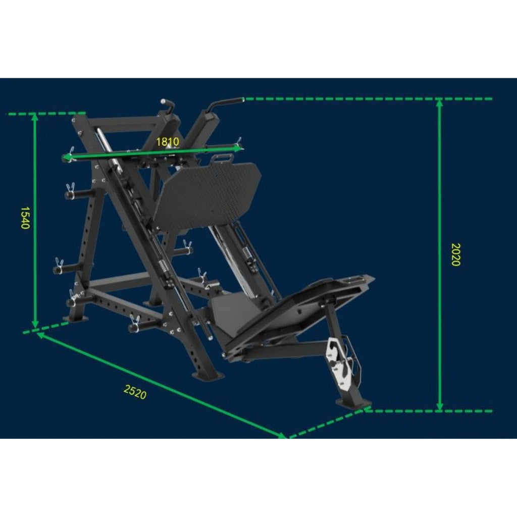 Rapid Motion LPHS1001 Leg Press & Hack Squat Combo Machine