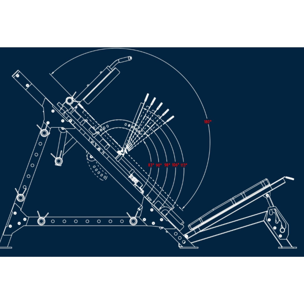 Rapid Motion LPHS1001 Leg Press & Hack Squat Combo Machine