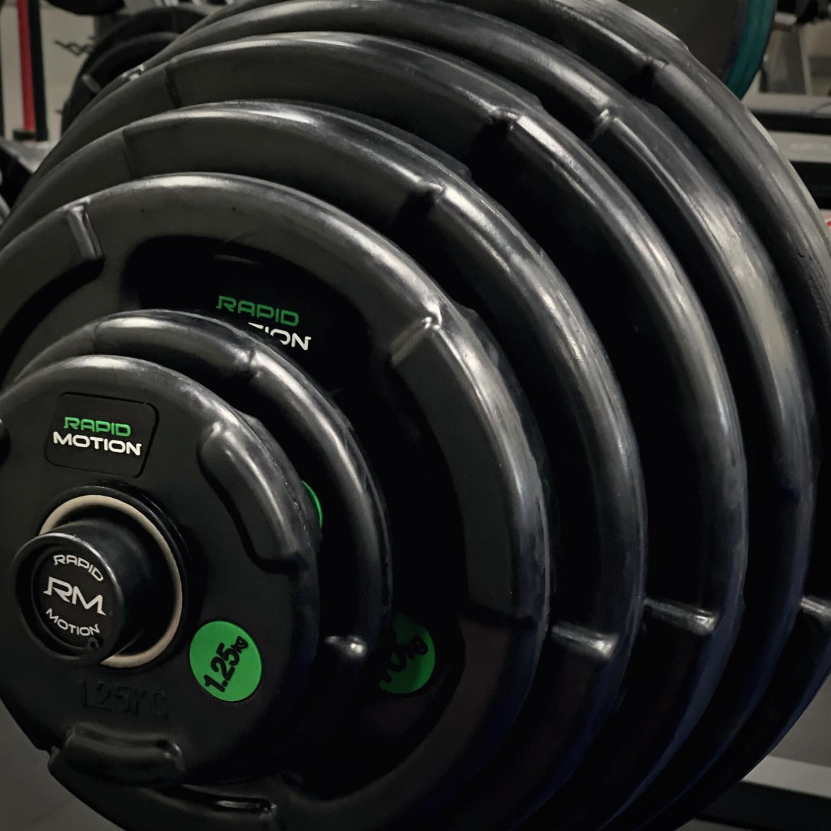 Rapid Motion Olympic Rubber Weight Plates