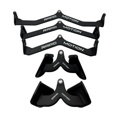 Rapid Motion Power MAG Grip Cable Attachments - Lat Pulldown and Row - 5 Pack