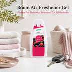 12 Solid Gel Air Freshener 150g | Cotton Breeze & Berry Burst Scent| Bathroom Home Room Freshner Scent Fragrance