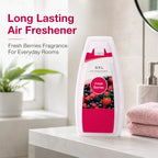 12 Solid Gel Air Freshener 150g | Cotton Breeze & Berry Burst Scent| Bathroom Home Room Freshner Scent Fragrance