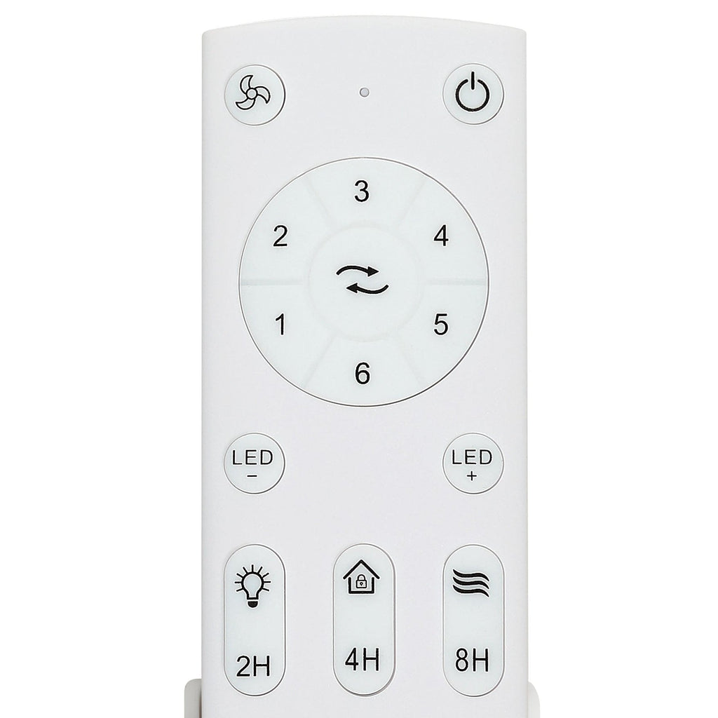 Hand-held Fan Remote Control Set w/ Receiver with Wall Mount Bracket - DC Motor Fandeliers