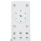 Hand-held Fan Remote Control Set w/ Receiver with Wall Mount Bracket - DC Motor Fandeliers