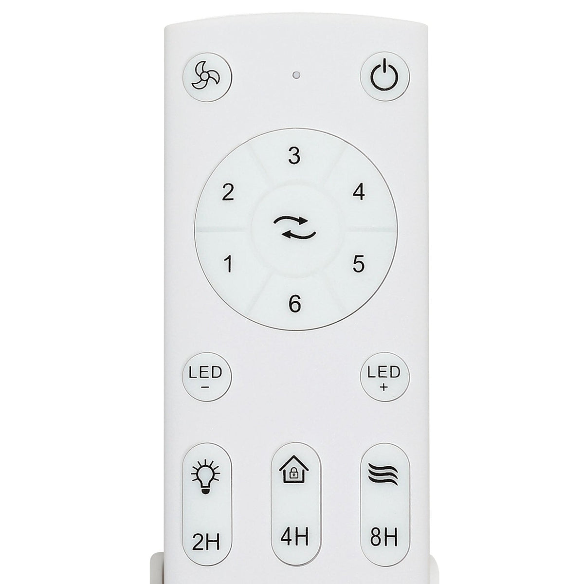 Hand-held Fan Remote Control Set w/ Receiver with Wall Mount Bracket - DC Motor Fandeliers