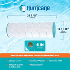 Hurricane C-9419 Replacement Pool Filter Cartridge for Pentair Clean & Clear 200 Predator 200 PAP200 FC-0688 Platinum Purple