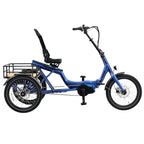Revom T4F Semi Recumbent Folding Electric Tricycle