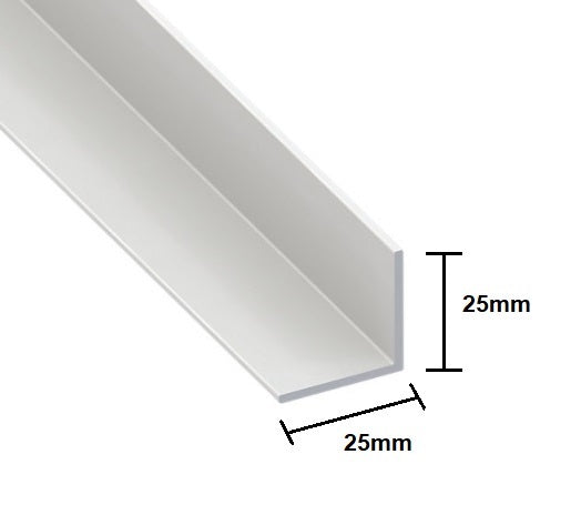 Rigid Angle Cover Trim - 25mm x 25mm Corner