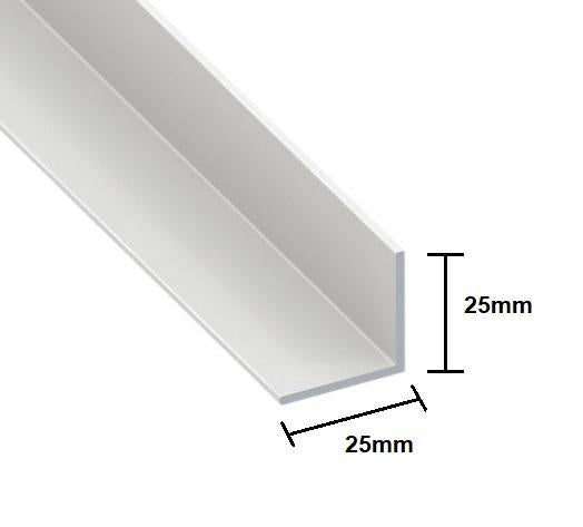 Rigid Angle Cover Trim - 25mm x 25mm Corner x 5m