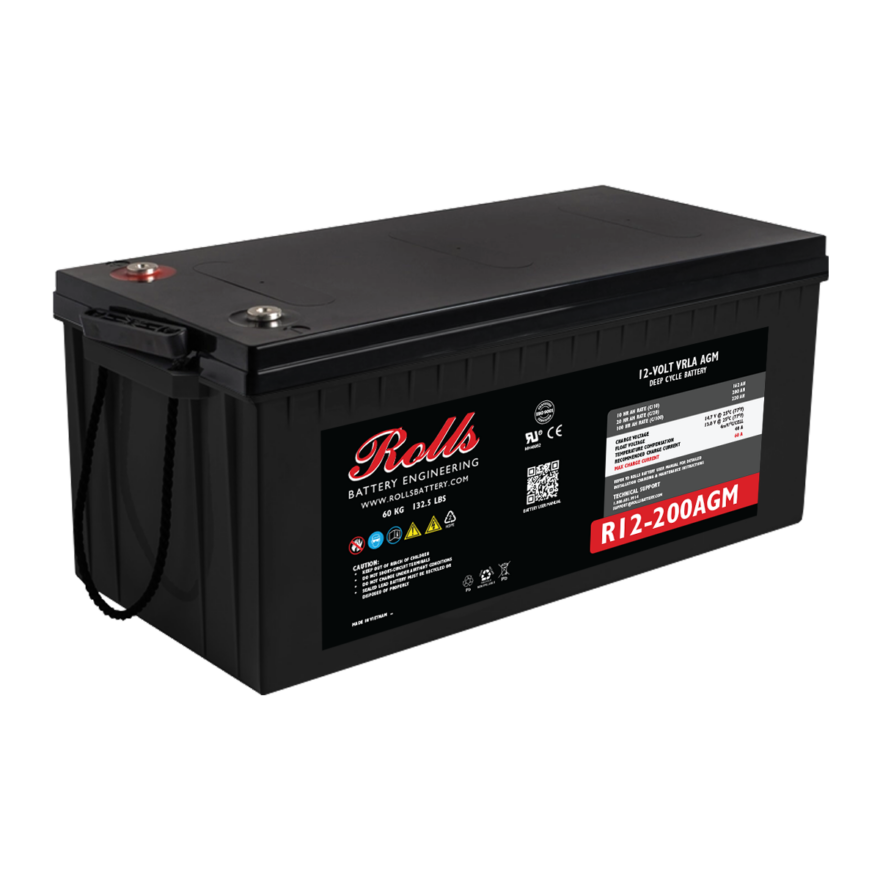 ROLLS AGM 12V 200Ah Deep Cycle Battery